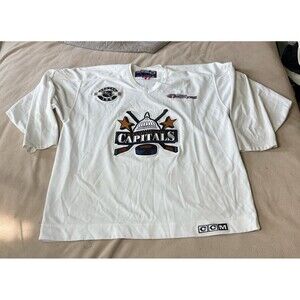 CCM Washington Capitals Jersey White Size XL Hockey NHL Center Ice